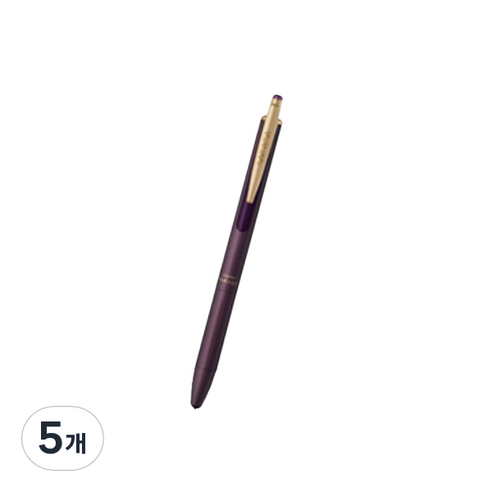 제브라 사라사 그랜드 빈티지 볼펜 0.5mm, 보르도퍼플, 5개
