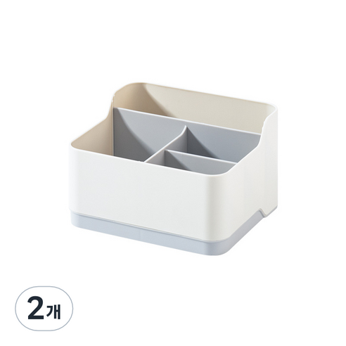 Itemtrade 아템트 데스크 정리박스, 03 회색, 2개
