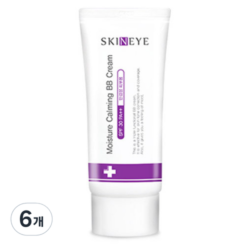 스킨아이 모이스처 카밍 비비 크림 SPF30 PA++, 6개