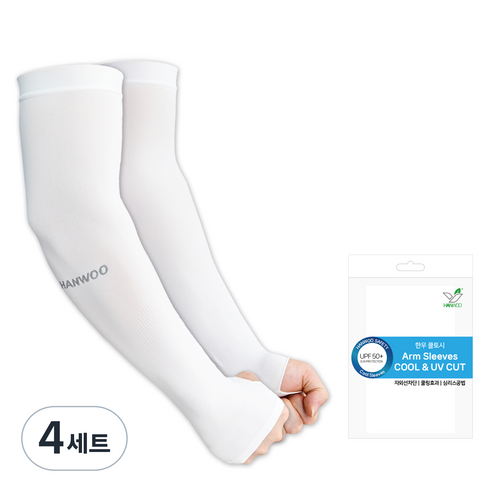 한우 쿨토시 손등형 산업 안전 작업용 무봉제 좌우, 4세트