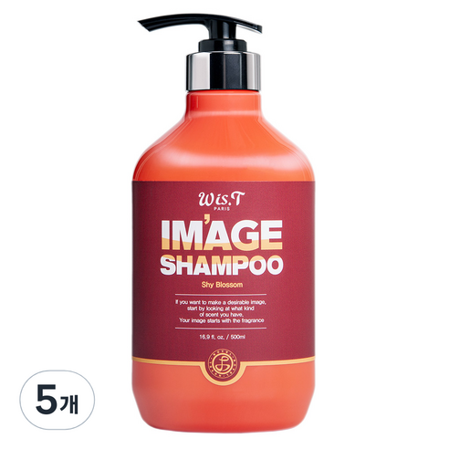 위스티 이미지 샴푸 샤이블라썸, 5개, 500ml