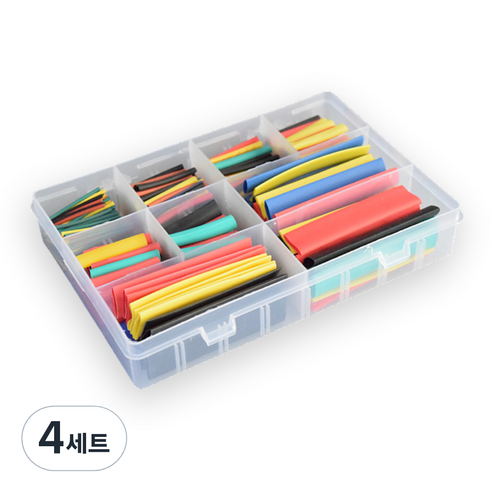 열수축튜브 328p 세트, 4세트