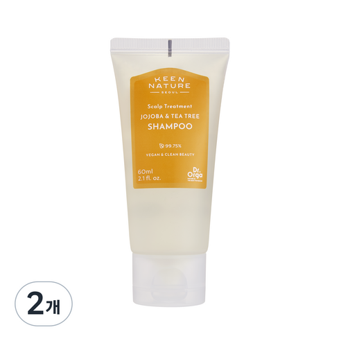 닥터올가 호호바 티트리 샴푸, 60ml, 2개