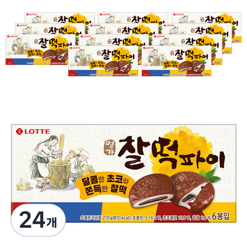 명가찰떡파이 오리지날, 210g, 24개