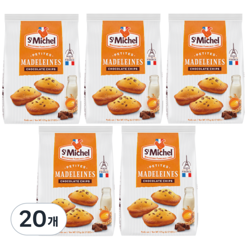 생미쉘 초코칩 마들렝, 20개, 175g