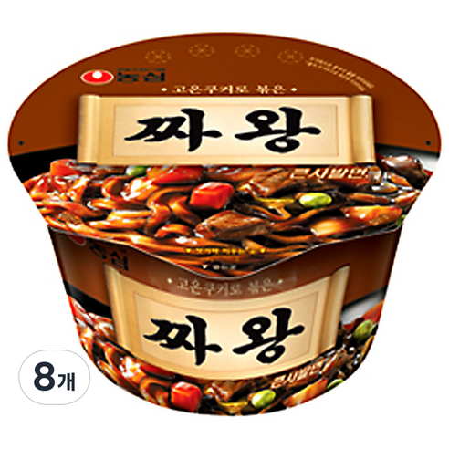 농심 짜왕 컵라면, 8개