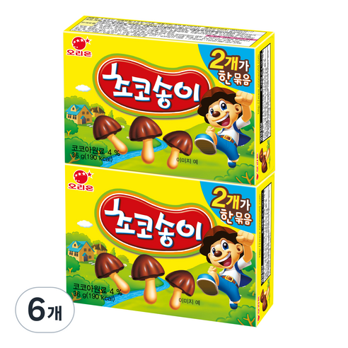 오리온 초코송이, 36g, 6개