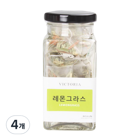 빅토리아 보틀 레몬그라스 차, 1g, 10개입, 4개