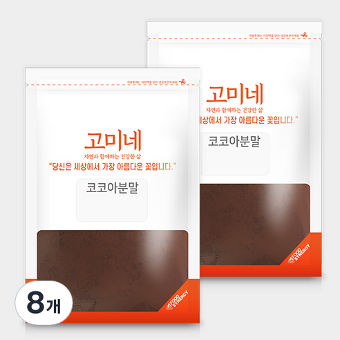 고미네 코코아분말, 300g, 1개입, 8개
