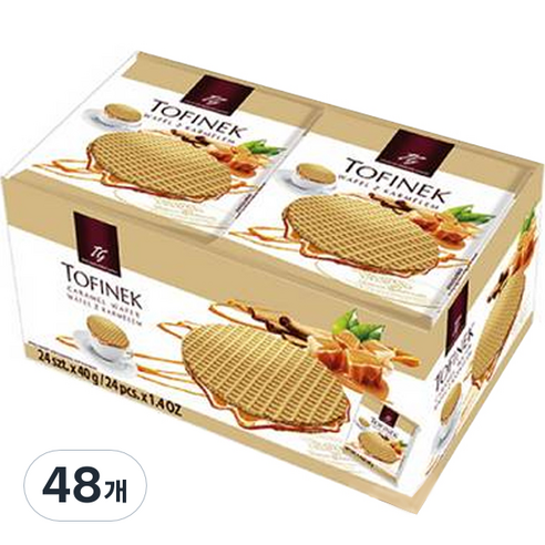 타고 하늘처럼 폴란드 토피넥 카라멜 와플 24p, 40g, 48개