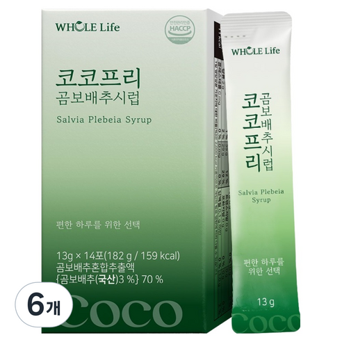 WHOLELIFE 코코프리 곰보배추시럽 14p