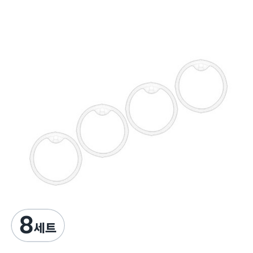 릿첼 교체용패킹 P-2 AQ외출용드링킹머그용 2p, 8세트