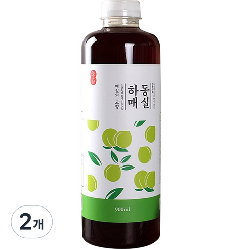 하동 매실원액, 900ml, 2개