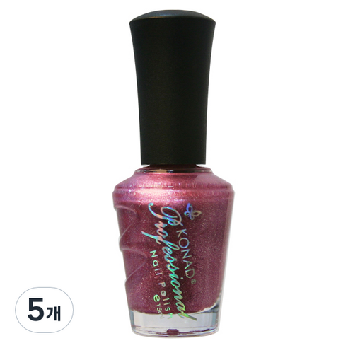 코나드 프로페셔널 레귤러 네일 폴리쉬 15ml, 샤이닝퍼플, 5개
