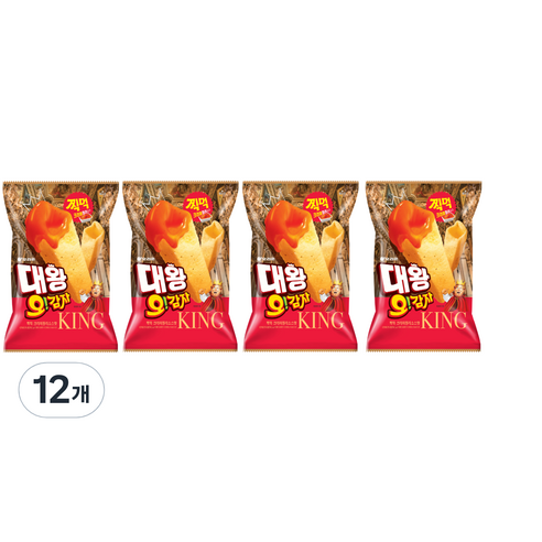오리온 대왕 오!감자 찍먹 크리미칠리소스맛, 65g, 12개