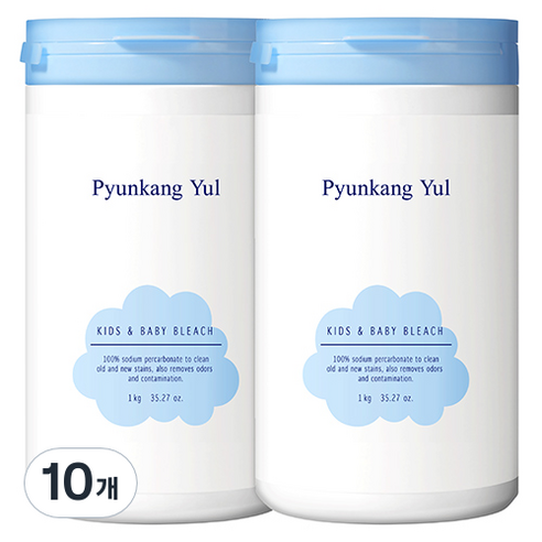 편강율 키즈 앤 베이비 표백제, 1kg, 10개