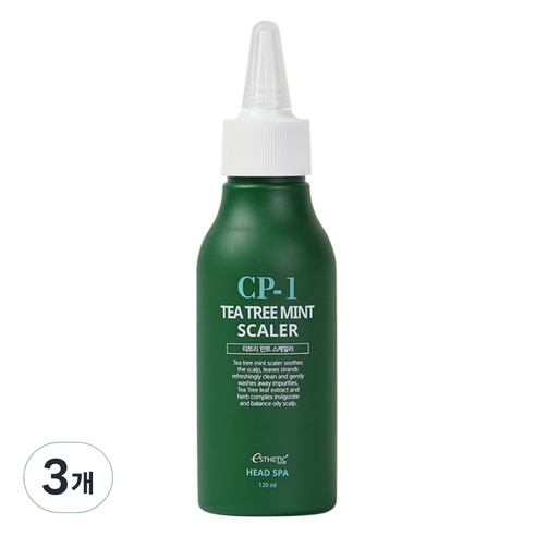 씨피원 헤드 스파 티트리 민트 스케일러, 3개, 120ml