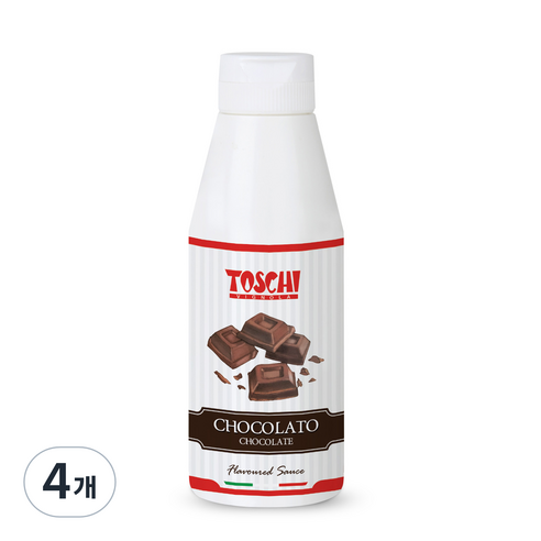 토스키 초콜렛 소스, 200g, 4개