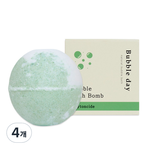 버블데이 배쓰밤 피톤치드, 100g, 4개
