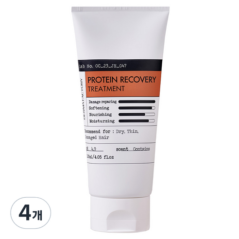 더마팩토리 단백질 리커버리 헤어트리트먼트, 4개, 120ml