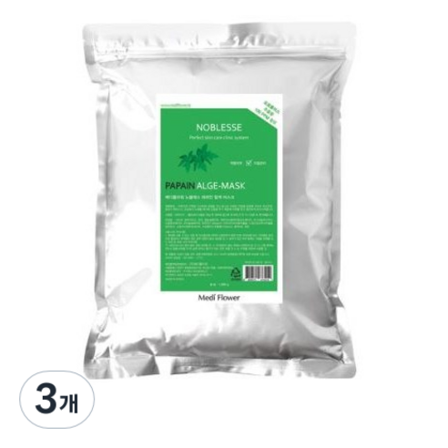 메디플라워 노블리스 모델링 파파인 마스크팩 1000g, 1개입, 3개