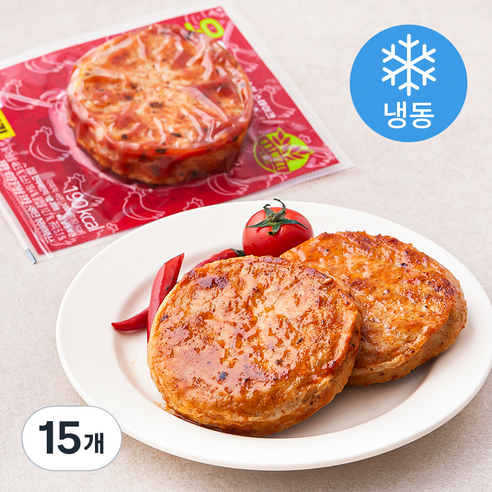 네네치킨 네꼬닭 닭가슴살 오트밀 스테이크 아라비아따맛 (냉동), 100g, 15개