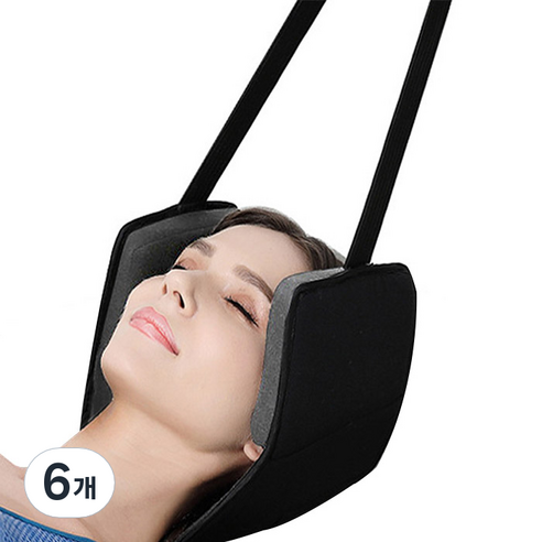 일상잡화 바른 목 해먹 고급형 블랙, 6개