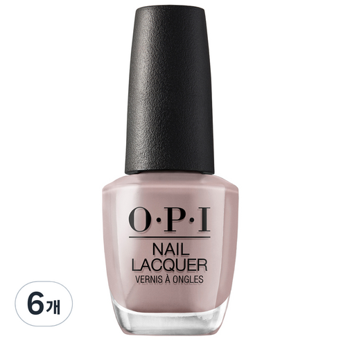 오피아이 네일락커 매니큐어, G13, 6개, 15ml