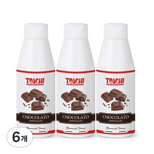 토스키 초콜렛 소스, 200g, 6개