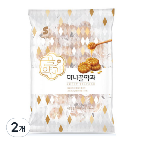 삼립 미니 꿀약과, 140g, 2개