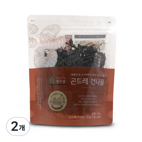 열두달 곤드레 건나물, 50g, 2개