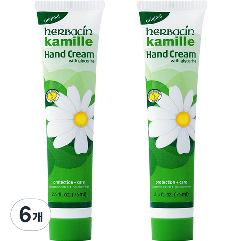 허바신 카밀 핸드크림 꽃향, 6개, 75ml