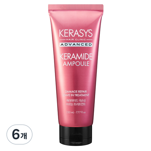 케라시스 케라마이드 극손상 바르는 트리트먼트, 6개, 230ml
