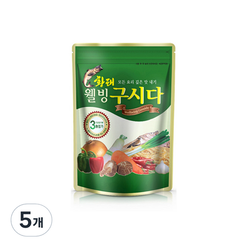 북설악 황태 웰빙 구시다 조미료, 150g, 5개