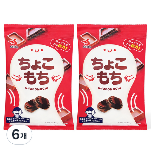 세이카 초코 모찌 카라멜, 35g, 6개
