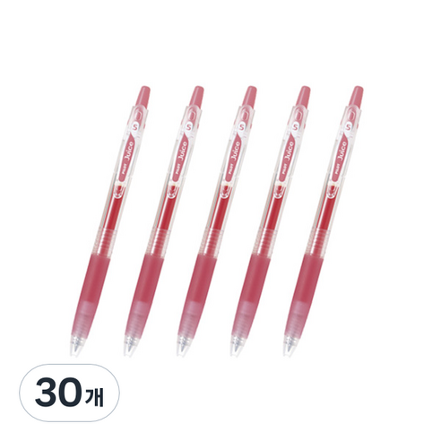 파이롯트 주스 젤잉크펜 0.5mm LJU-10EF, 코랄핑크, 30개
