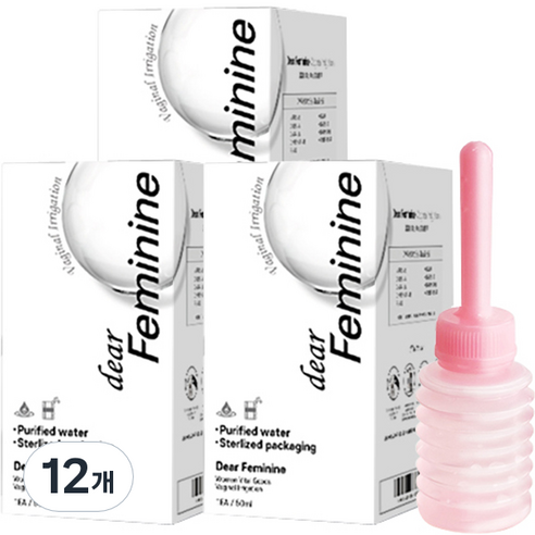 디어페미닌 여성 청결제, 12개, 50ml