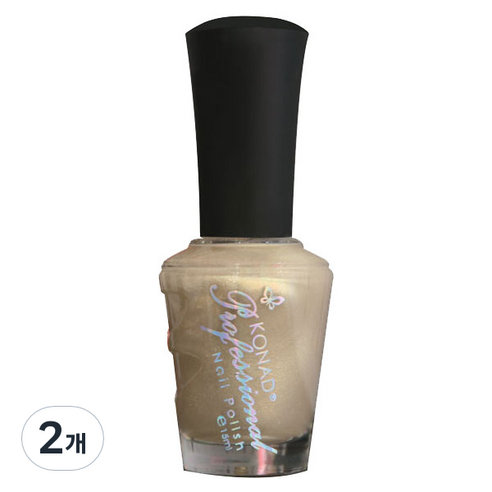 코나드 프로페셔널 레귤러 네일 폴리쉬 15ml, 골드, 2개