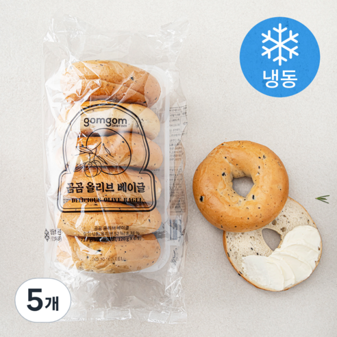 곰곰 올리브 베이글 (냉동), 720g, 5개