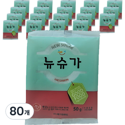 해가원 뉴슈가, 50g, 80개