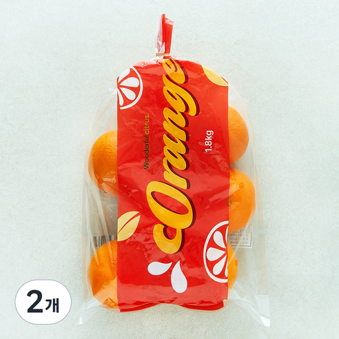 고당도 원더풀 오렌지, 2개, 1.8kg