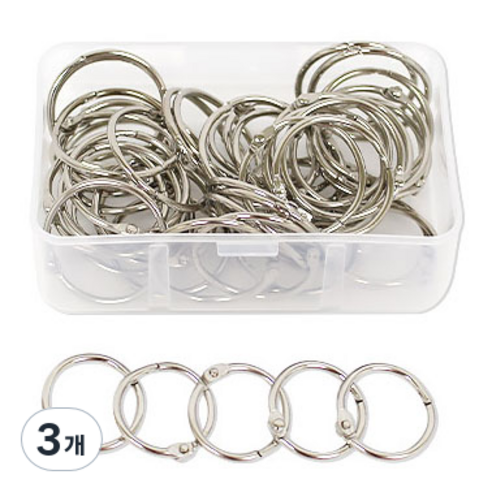 실버 오링 50개입, 30mm, 3개