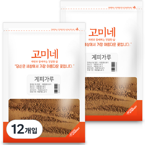 고미네 계피가루, 300g, 12개