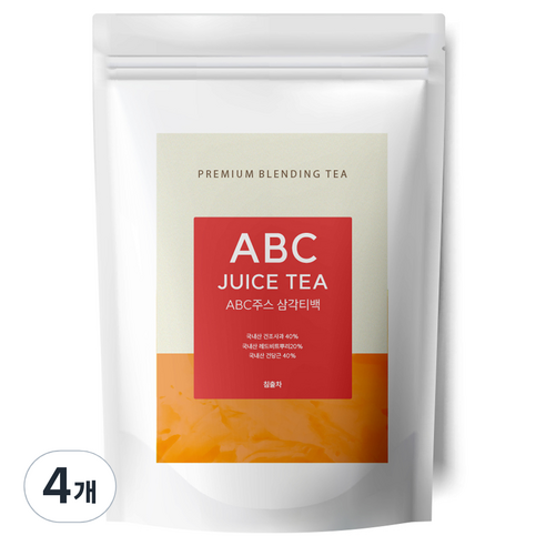 유리아 ABC주스 블렌딩티 삼각티백, 4개, 30개입, 1.5g