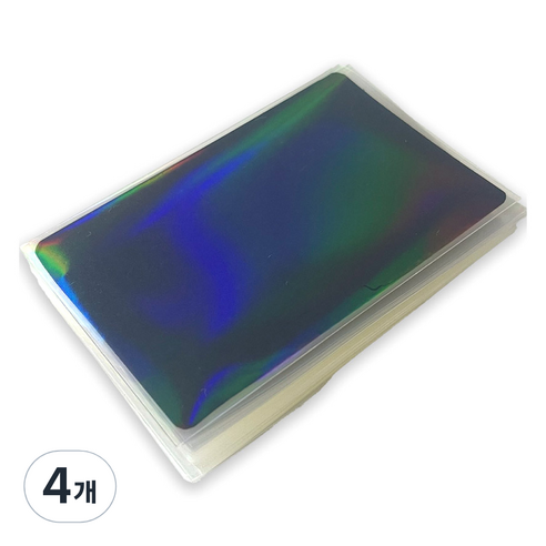 리코즈 홀로그램 포토카드 슬리브 50p, 03 홀로그램, 4개