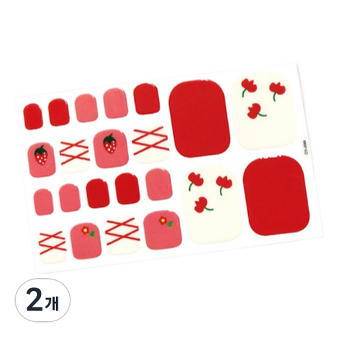 블루코지 느낌 좋은 이쁜 패디팁 스티커, 2개, Type 11