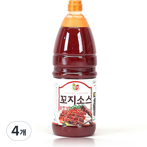 첫맛 꼬지소스 순한맛, 2.1kg, 4개