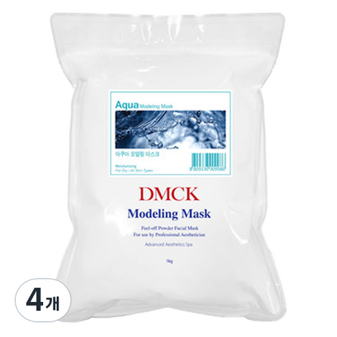DMCK 아쿠아 모델링 파우더 마스크 1kg, 4개, 1개입