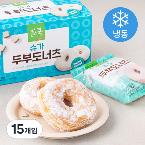 풀스쿡 슈가 두부 도너츠 (냉동), 45g, 5개입, 3박스