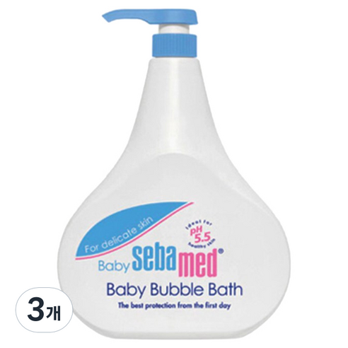 세바메드 베이비 버블바스, 500ml, 3개